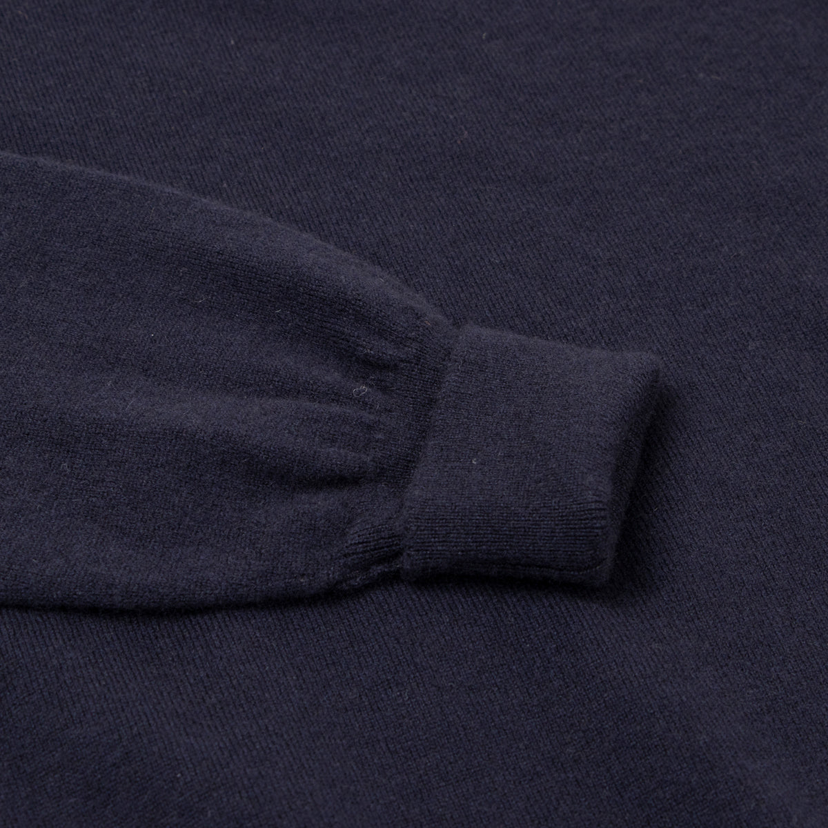 Dark Navy Highclere Cashmere Crew Neck Sweater CASHMERE Robert Old