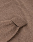 Robert Old - Mocha Brown Highclere Cashmere Crew Neck Sweater CASHMERE Robert Old
