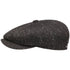 Stetson - Cashmere and Silk Melange Herringbone Flat Cap CAPS & HATS Stetson