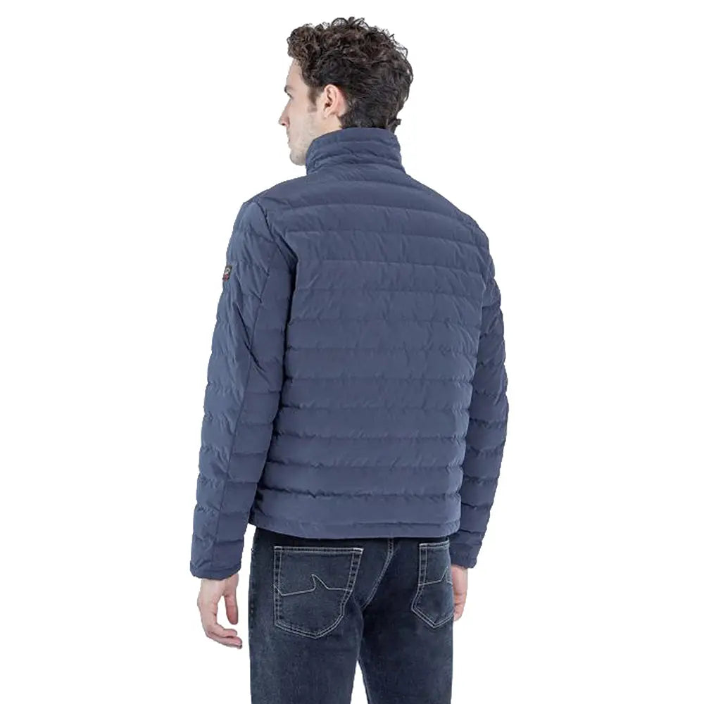 Paul & Shark - Navy High Density Save the Sea Oregon Down Jacket BLOUSONS Paul & Shark