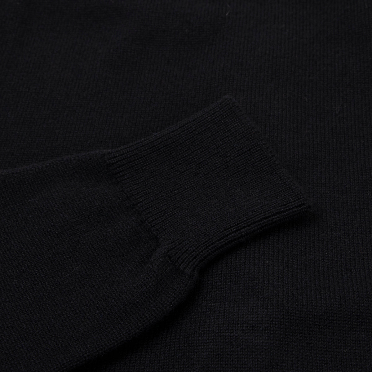 Black Mallaig 4ply Cashmere Cardigan CASHMERE Robert Old
