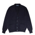 Robert Old - Dark Navy Mallaig 4ply Cashmere Cardigan CASHMERE Robert Old