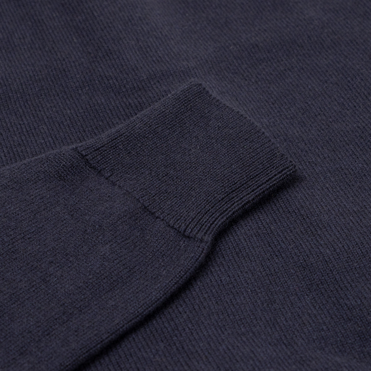 Dark Navy Mallaig 4ply Cashmere Cardigan CASHMERE Robert Old