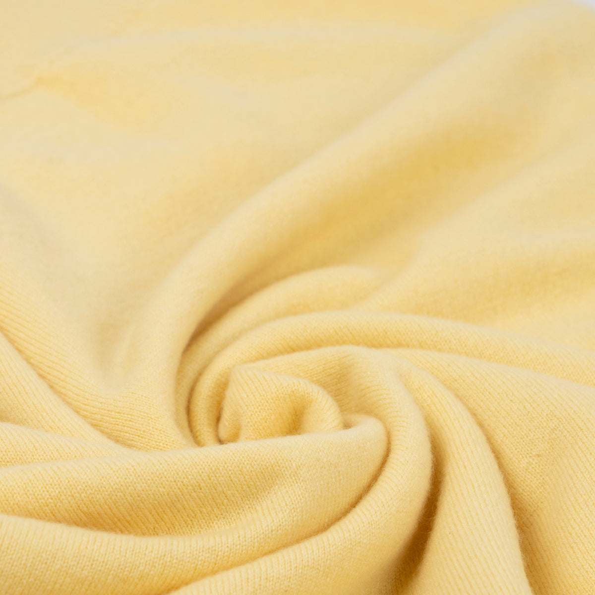 Lemon Frost Blenheim Cashmere Sleeveless V-Neck Sweater CASHMERE Robert Old