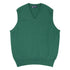 Robert Old - Spruce Green Blenheim Cashmere Sleeveless V-Neck Sweater CASHMERE Robert Old