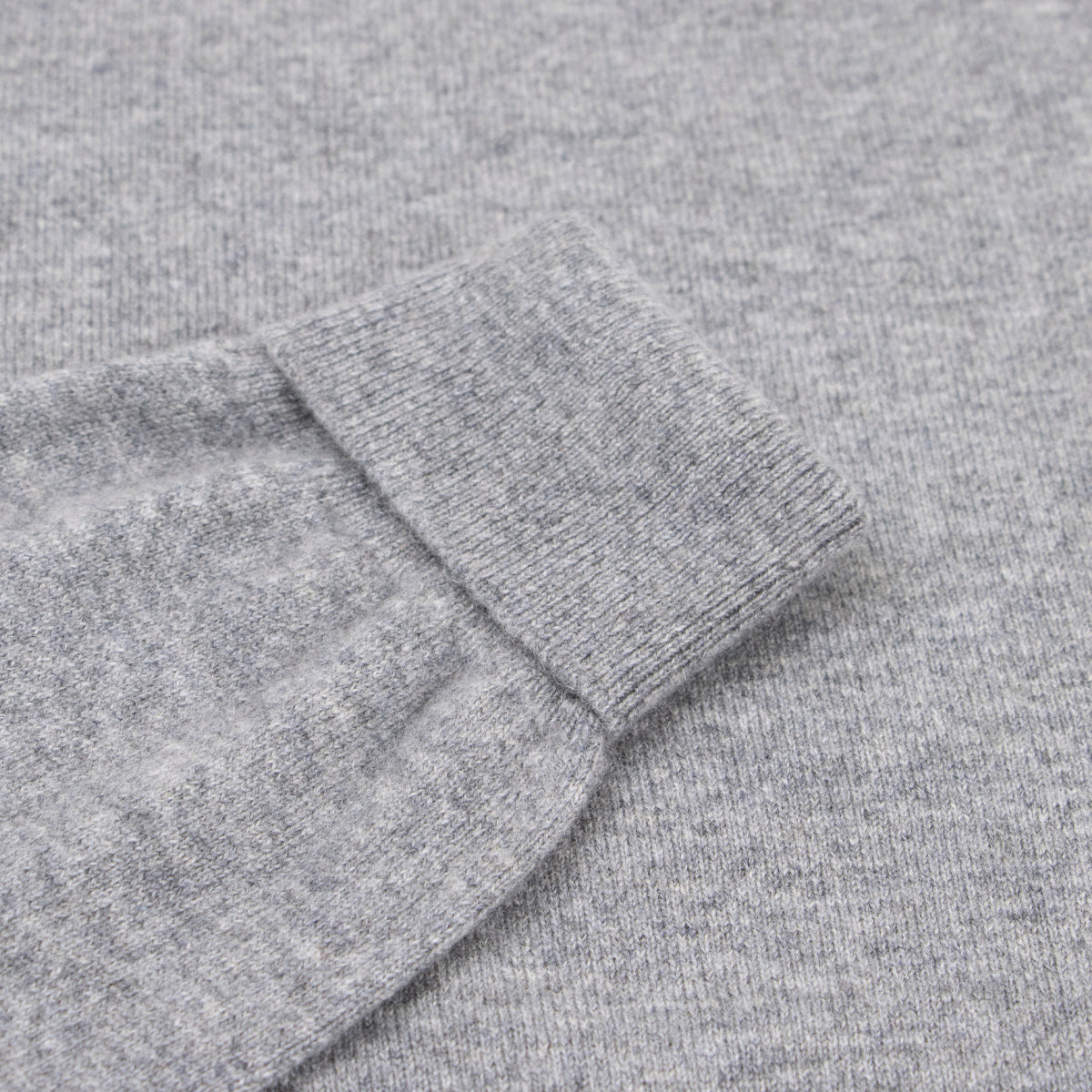 Flannel Oban 3 button 2ply Cashmere Polo Sweater CASHMERE Robert Old