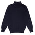 Dark Navy Elgin 2ply Roll Neck Cashmere Sweater CASHMERE Robert Old