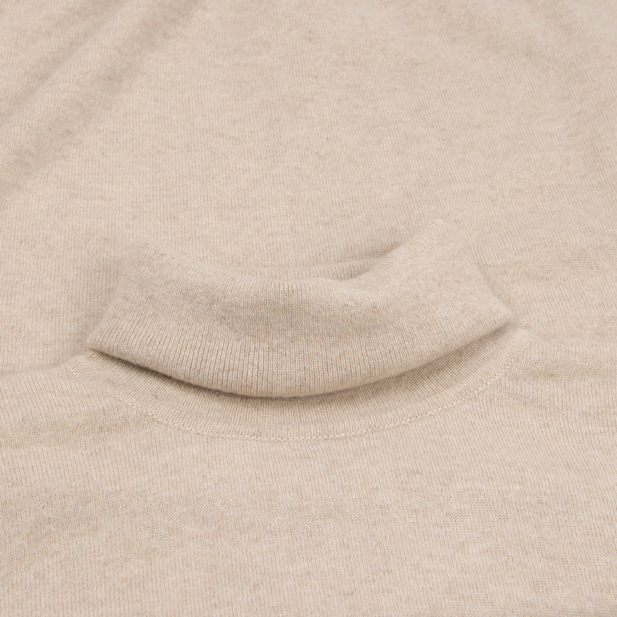 Robert Old - Linen Elgin 2ply Roll Neck Cashmere Sweater CASHMERE Robert Old