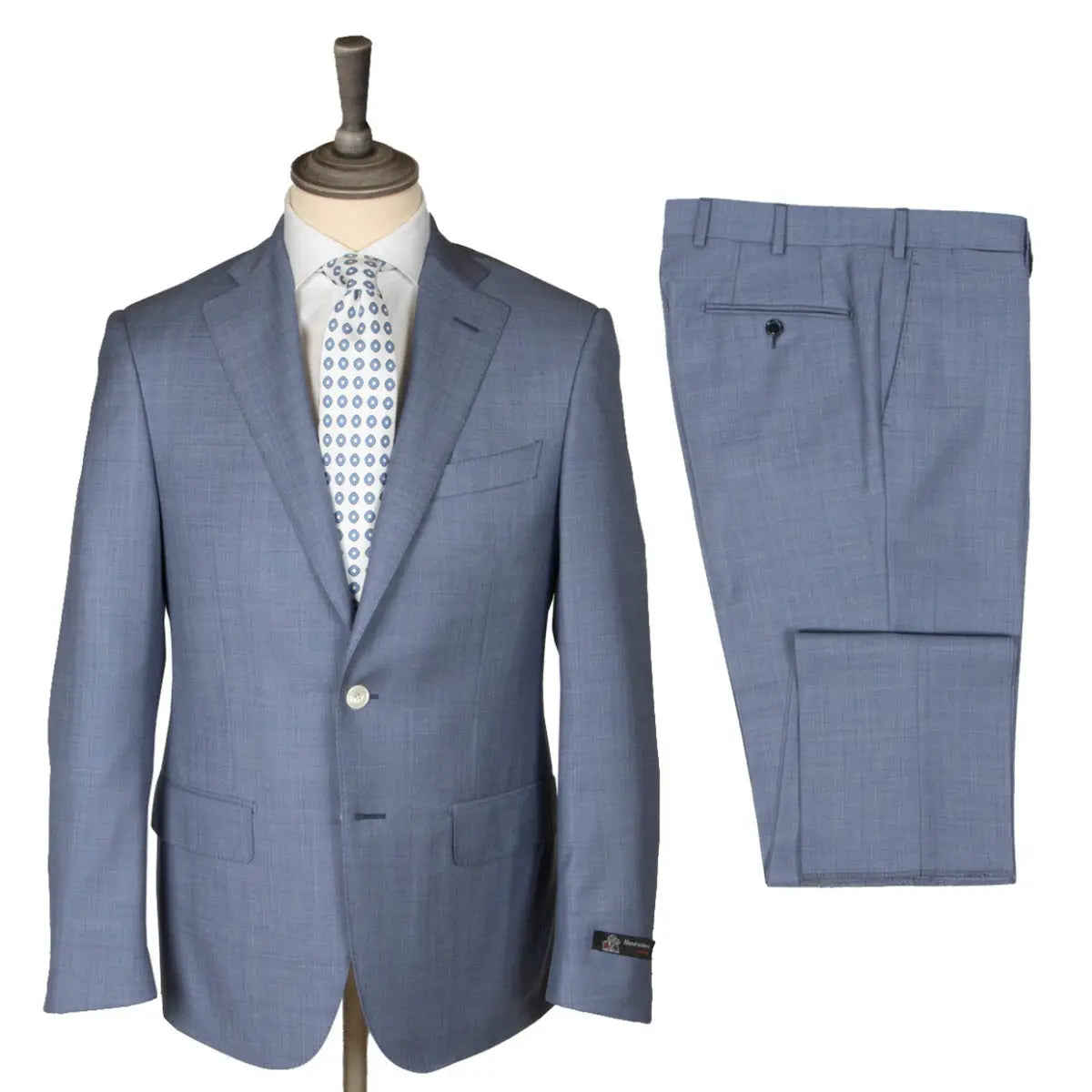 Light Blue 100% Wool Suit SUITS Robert Old