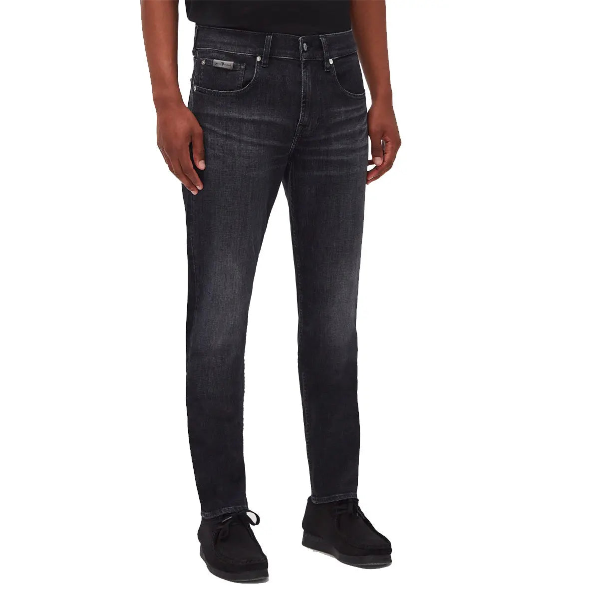 7 For All Mankind - Black Special Edition Slimmy Tapered Jeans JEANS 7 For All Mankind