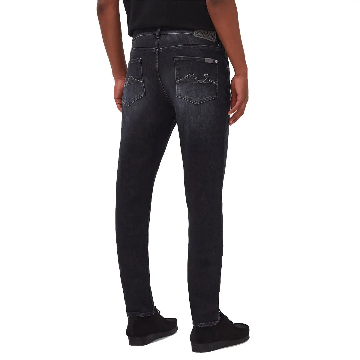 7 For All Mankind - Black Special Edition Slimmy Tapered Jeans JEANS 7 For All Mankind