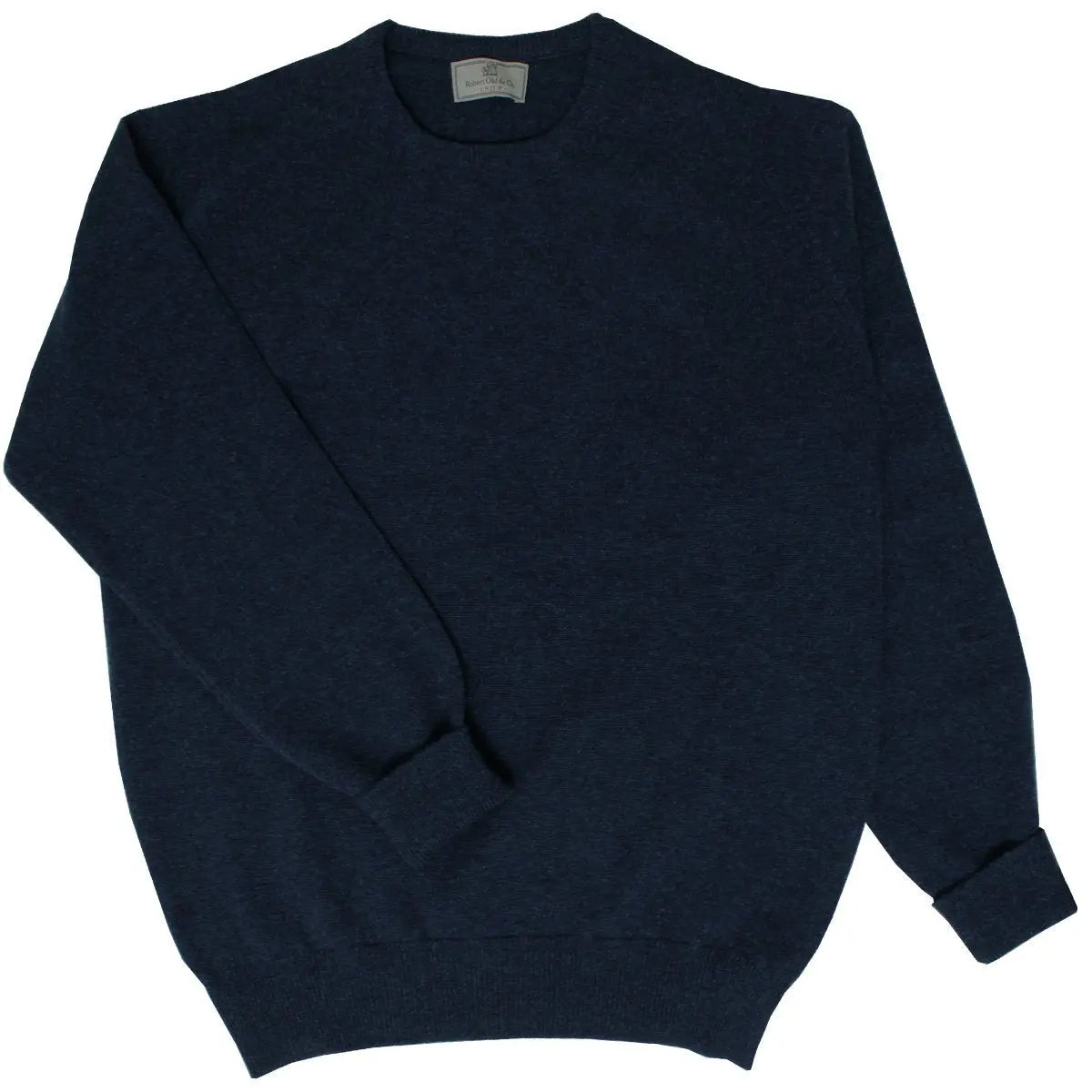 Robert Old - The Ayre 2ply Crew Neck Pure Lambswool Sweater KNITWEAR Robert Old Astra UK 36&quot;