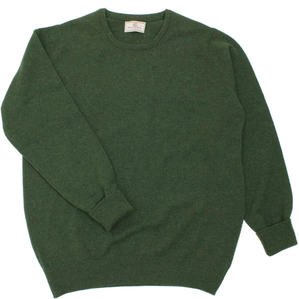 Robert Old - The Ayre 2ply Crew Neck Pure Lambswool Sweater KNITWEAR Robert Old Rosemary UK 36&quot;