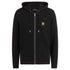 Belstaff - Black Jersey Cotton Full Zip Hoodie SWEATS Belstaff