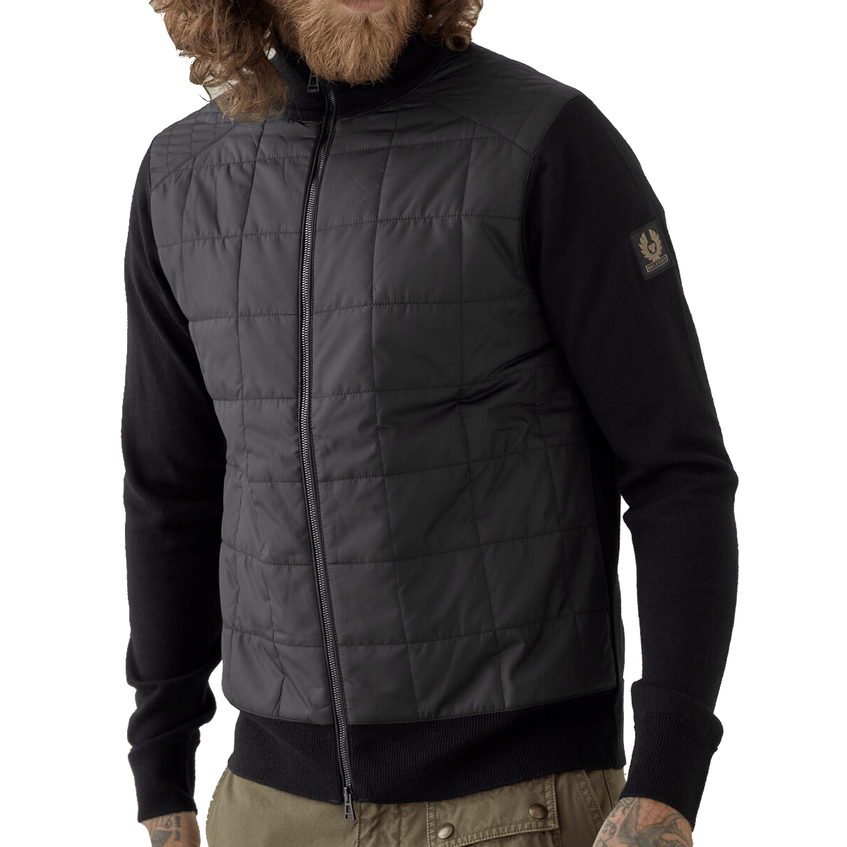 Belstaff - Black New Kelby Zip Wool Cardigan KNITWEAR Belstaff