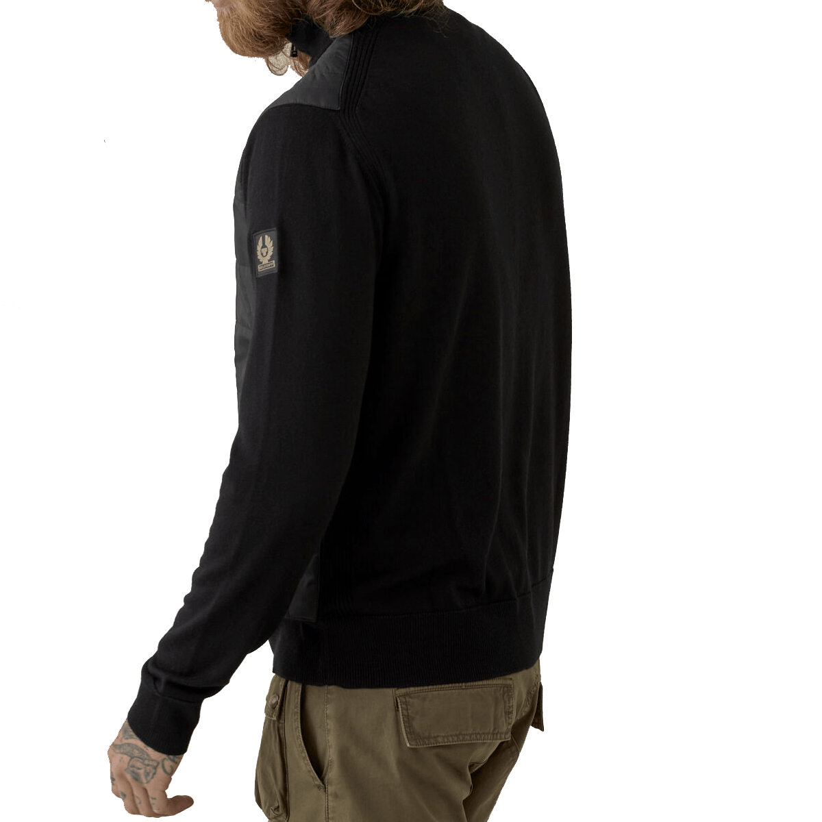 Belstaff - Black New Kelby Zip Wool Cardigan KNITWEAR Belstaff