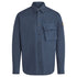Belstaff - Dark Ink Garment Dyed Cotton Scale Shirt L/S SHIRTS Belstaff