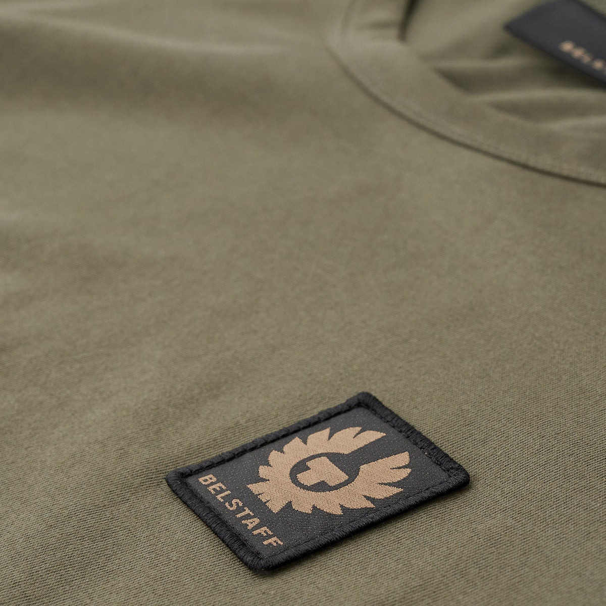 Belstaff - True Olive Long Sleeved Jersey Cotton T-Shirt TEE SHIRTS Belstaff