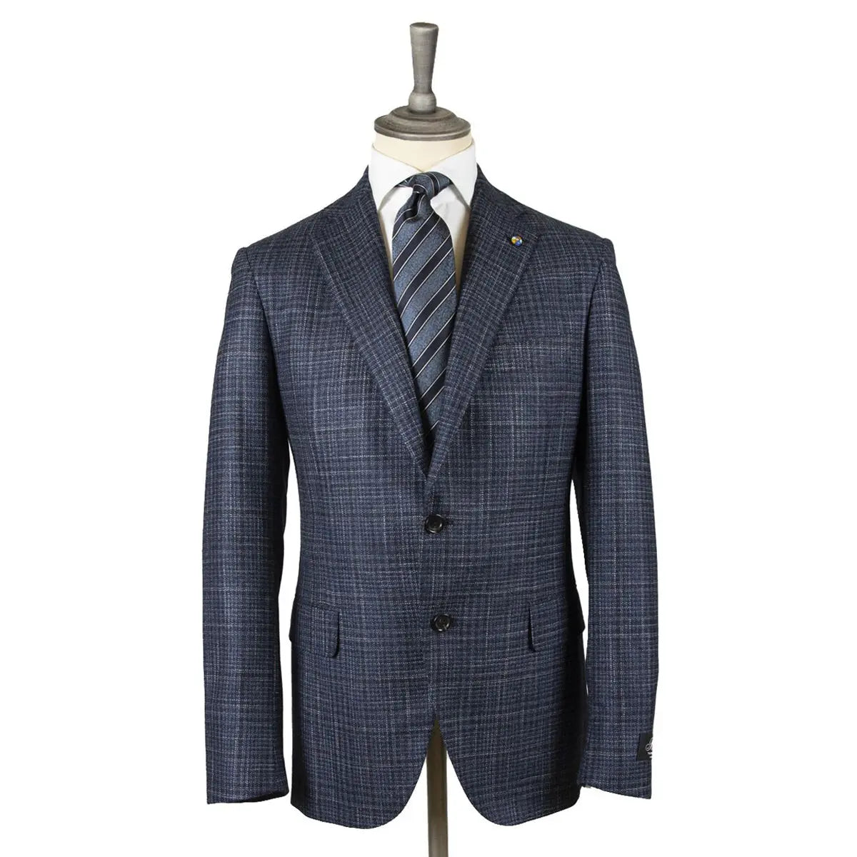 Belvest - Italian Fine Navy Check Jacket JACKETS Belvest
