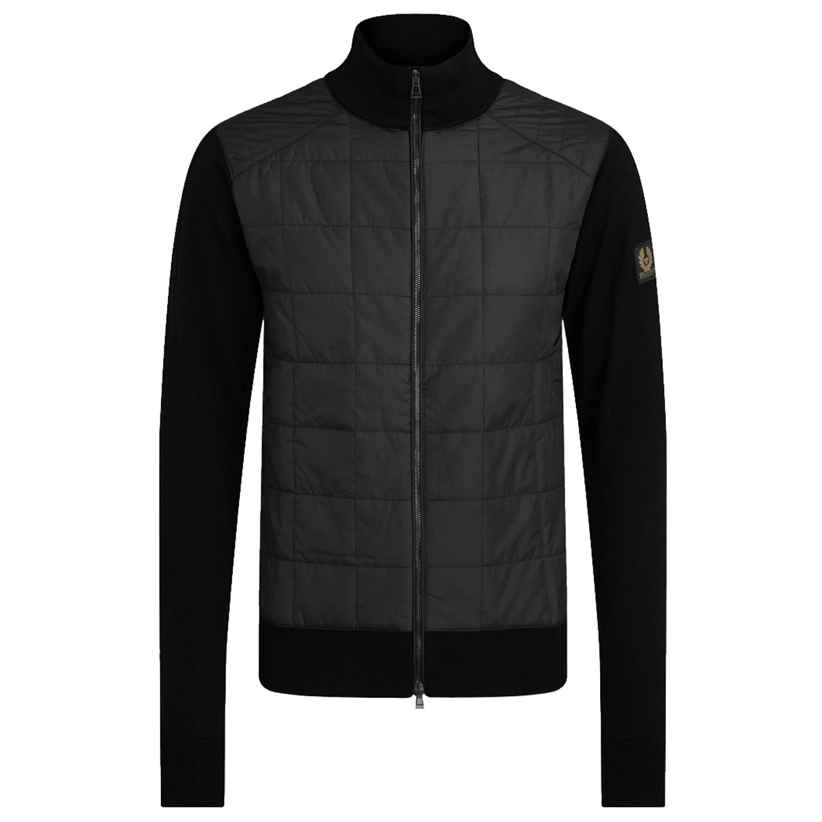 Belstaff - Black New Kelby Zip Wool Cardigan KNITWEAR Belstaff