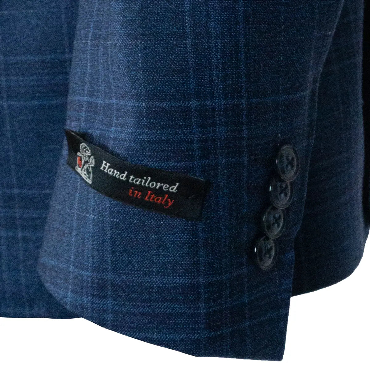 Blue Overcheck Pure Virgin Wool Jacket JACKETS Robert Old