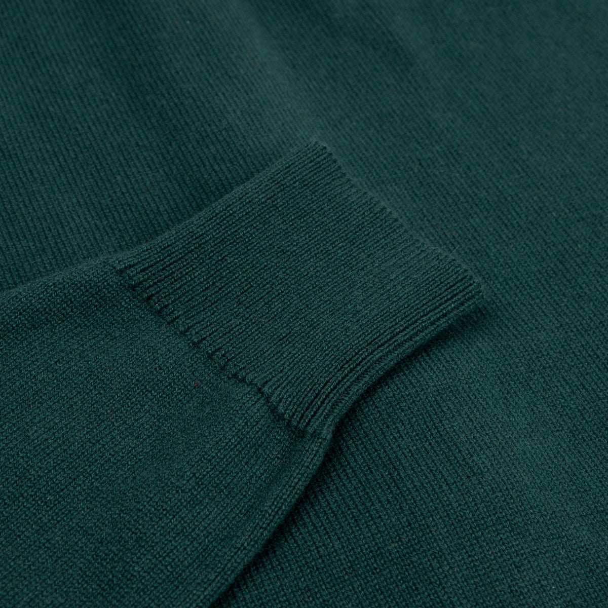 Bottle Green Mallaig 4ply Cashmere Cardigan CASHMERE Robert Old