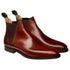 Crockett & Jones - Chelsea 8 Chestnut Calf Leather Boots SHOES Crockett & Jones