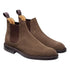 Crockett & Jones - Chelsea 11 Slate Brown Suede Boots SHOES Crockett & Jones