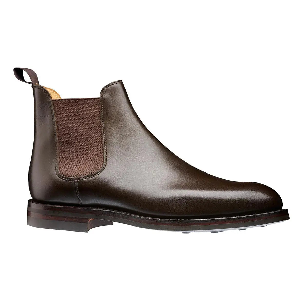 Chelsea 5 Dark Brown Calf Leather Boots SHOES Crockett & Jones