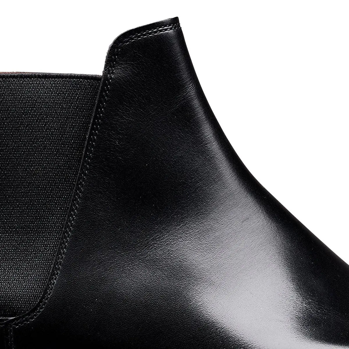 Chelsea 8 Black Calf Leather Boots SHOES Crockett & Jones
