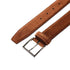 Crockett & Jones - Polo Brown Suede Belt with Silver Buckle BELTS/BRACES Crockett & Jones