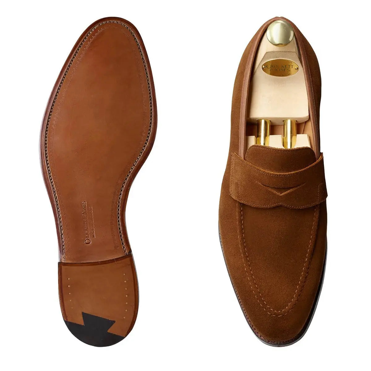 Sydney Snuff Suede Loafers SHOES Crockett & Jones