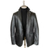 Black Deerskin Leather Blazer LEATHERS Robert Old