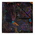 Eton - Black ‘Studio 54’ Neon Print Pure Silk Pocket Square HANDKERCHIEFS Eton