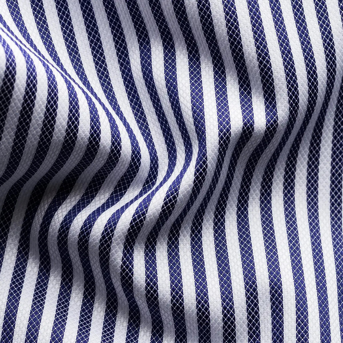 Eton - Dark Blue Bengal Stripe Contemporary Fit Shirt L/S SHIRTS Eton