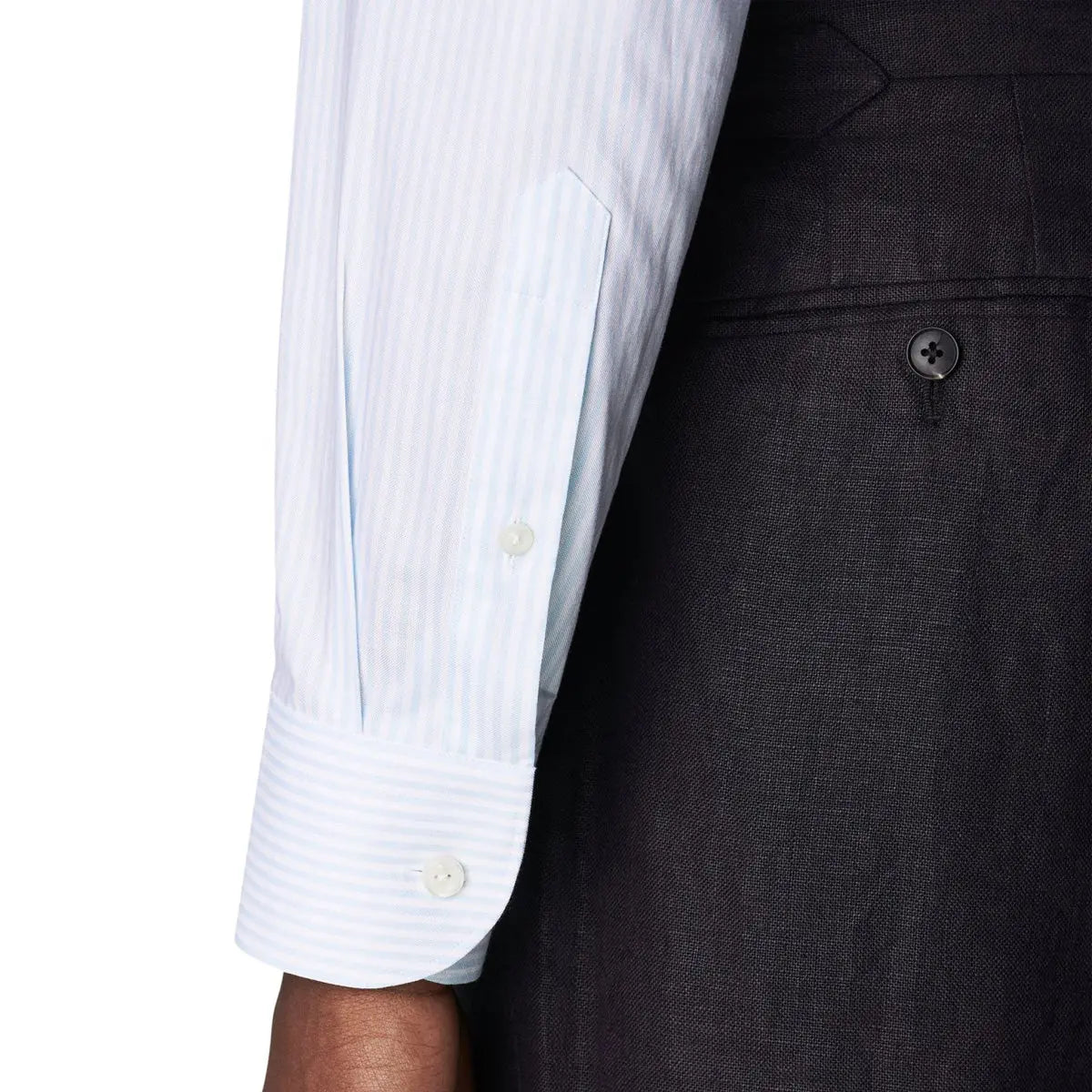 Eton - Light Green Bengal Stripe Oxford Slim Fit Shirt L/S SHIRTS Eton