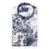 Eton - Navy Floral Print Cotton-Tencel™ Slim Fit Shirt L/S SHIRTS Eton
