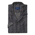 Eton - Navy Geometric Jacquard Denim Resort Shirt S/S SHIRTS Eton