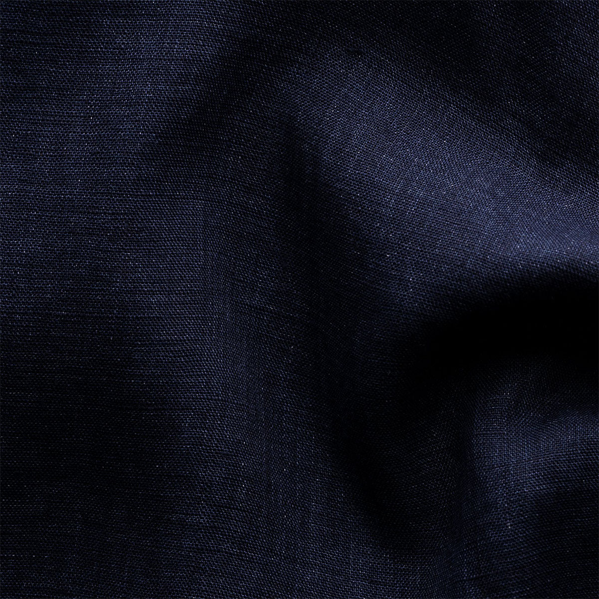 Eton - Navy Italian Linen Slim Fit Shirt L/S SHIRTS Eton