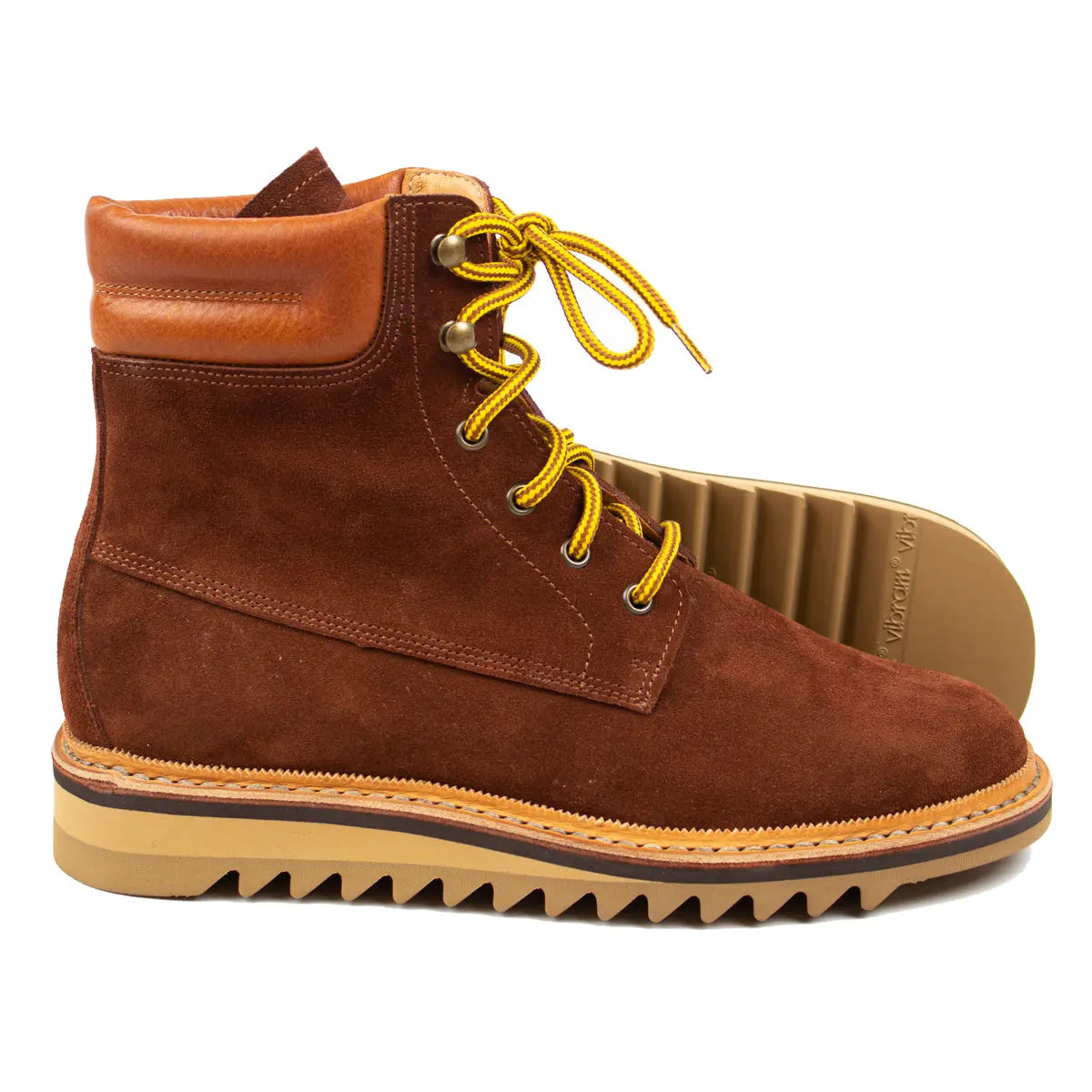 Fracap - Burgundy Suede Explorer Z519 Handmade Boots SHOES Fracap