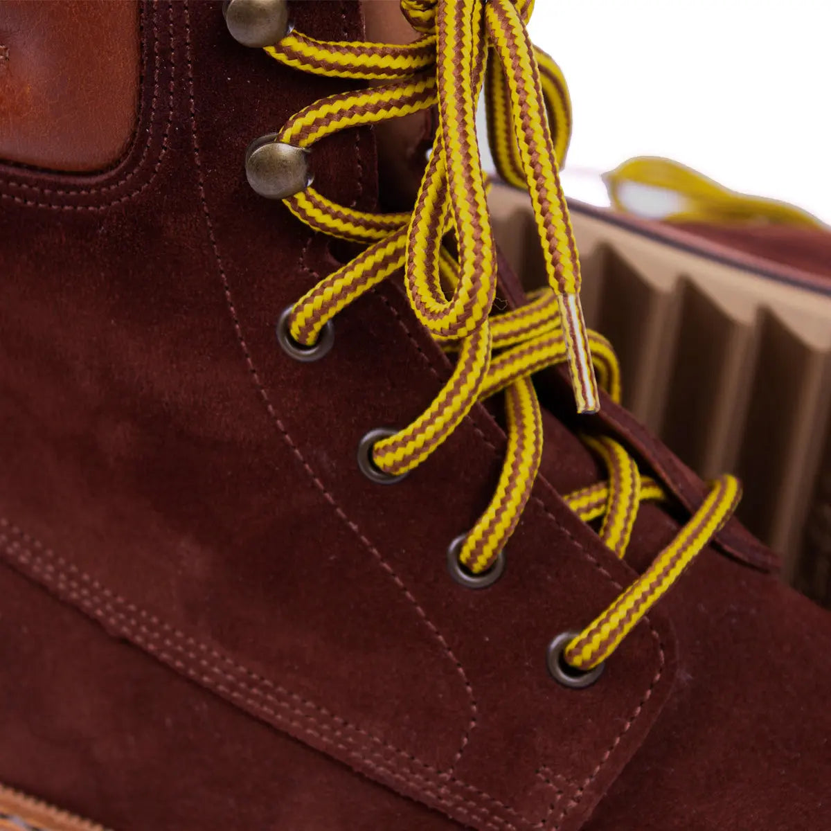 Fracap - Burgundy Suede Explorer Z519 Handmade Boots SHOES Fracap