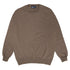 Robert Old - Mocha Brown Highclere Cashmere Crew Neck Sweater CASHMERE Robert Old