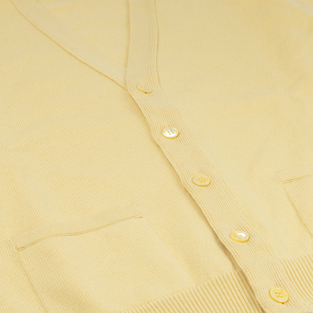 Lemon Frost Mallaig 4ply Cashmere Cardigan CASHMERE Robert Old