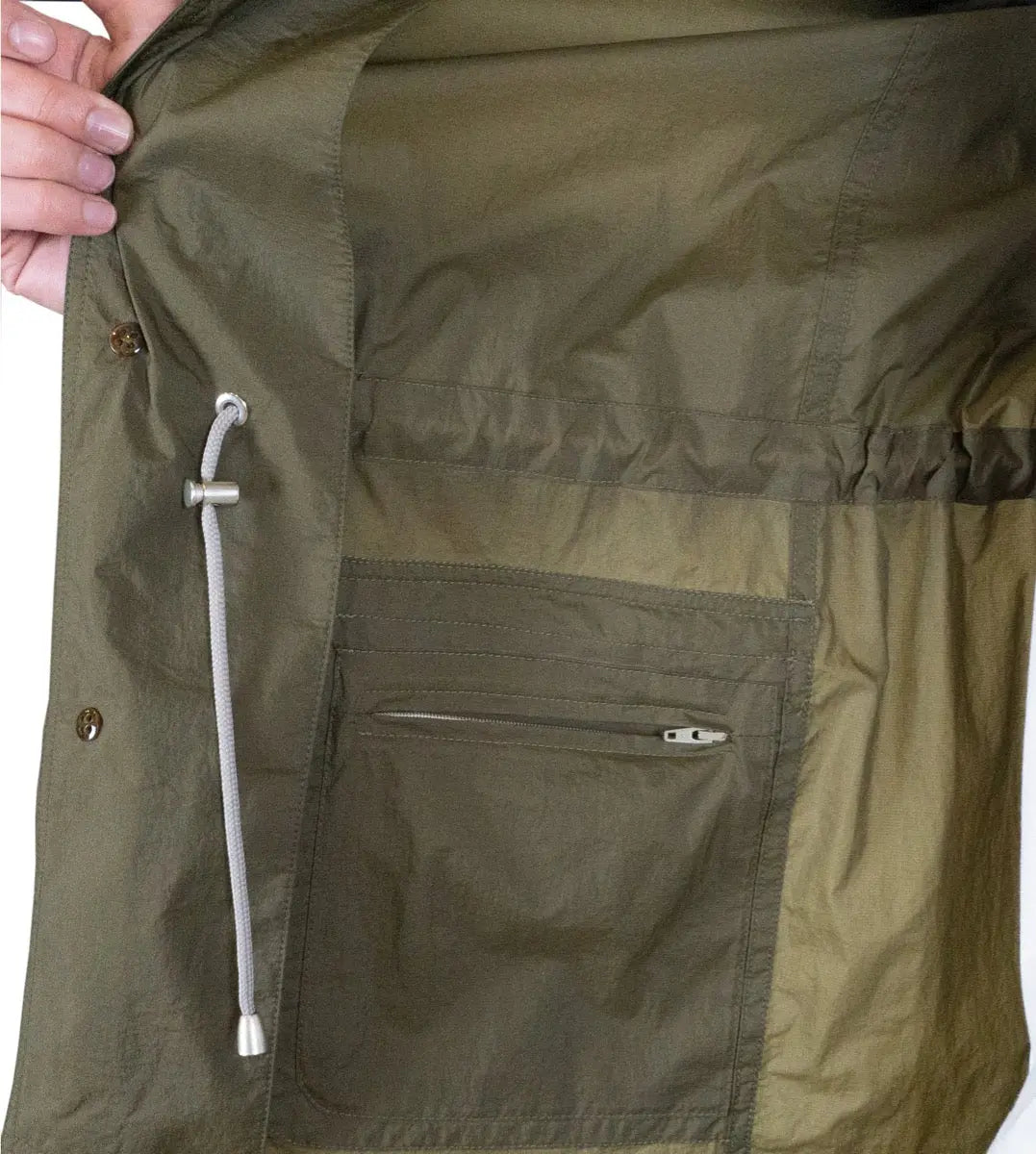 Green ‘Sirio’ Superlight Ripstop Safari Jacket BLOUSONS Robert Old