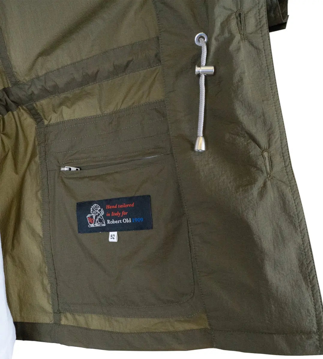 Green ‘Sirio’ Superlight Ripstop Safari Jacket BLOUSONS Robert Old