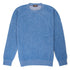 Moorer - China Blue ‘Frankie’ Vanisé Knit Crew Neck Sweater KNITWEAR MooRER