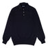 Robert Old - Dark Navy Oban 3 button 2ply Cashmere Polo Sweater CASHMERE Robert Old