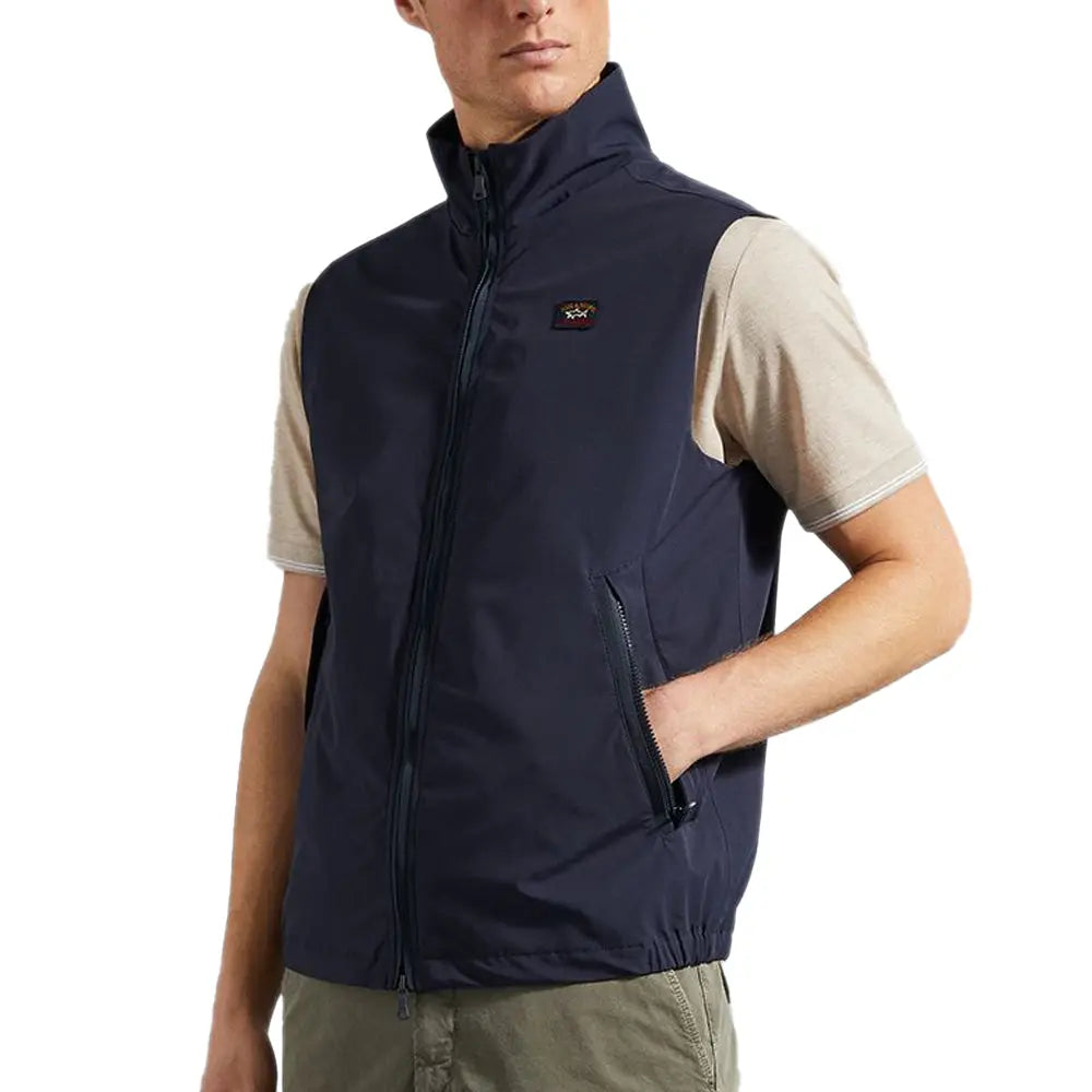 Navy Typhoon® Re 4x4 Stretch Gilet BLOUSONS Paul &amp; Shark