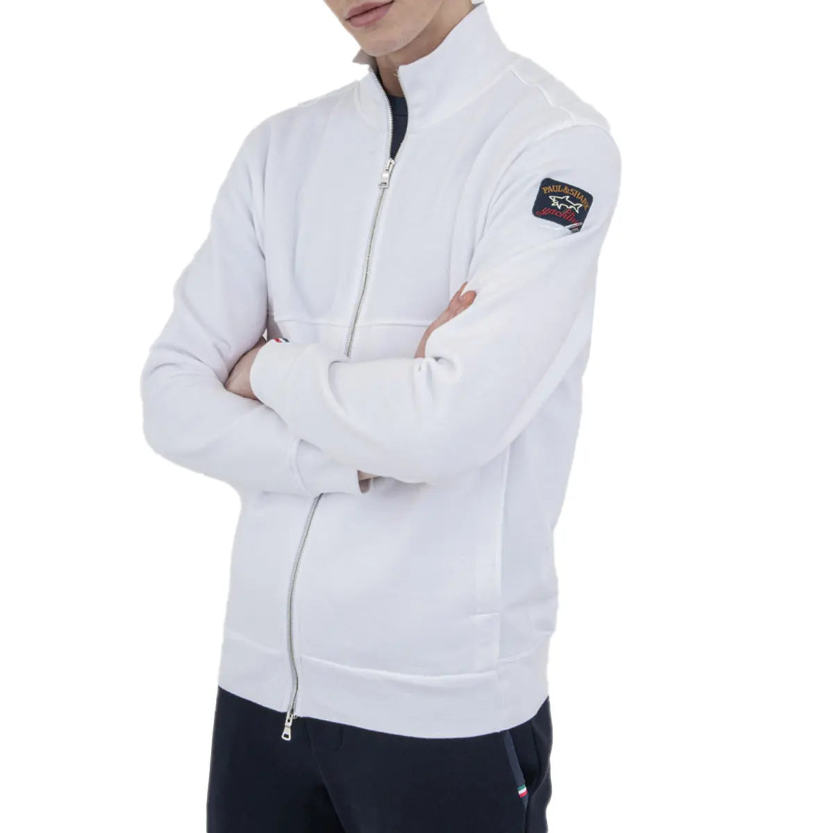 White Mancini Signed Full Zip Sweatshirt SWEATS Paul & Shark