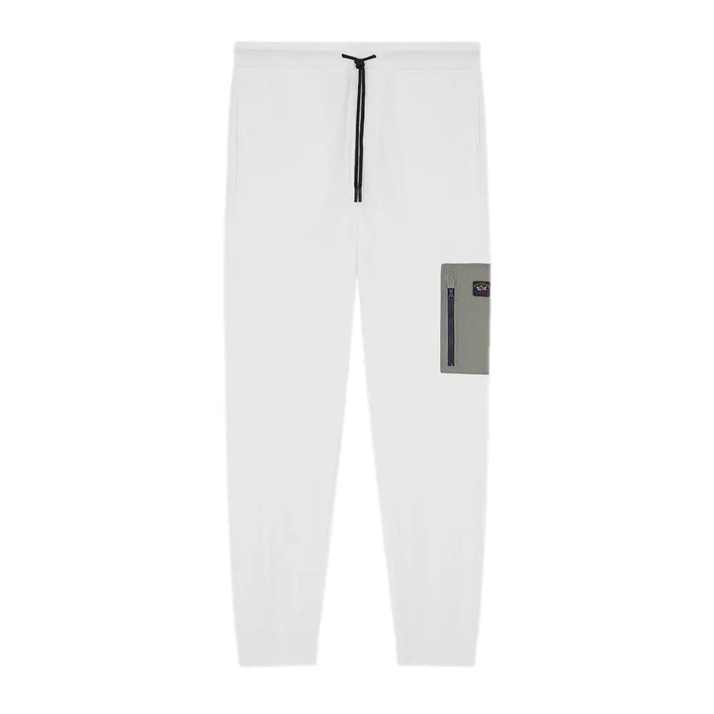 White With Econyl® Detail Sweatpants SWEATS Paul & Shark